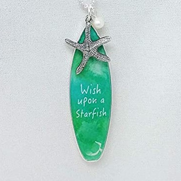 Stainless steel Surfboard pendant - Picture 4 of 4